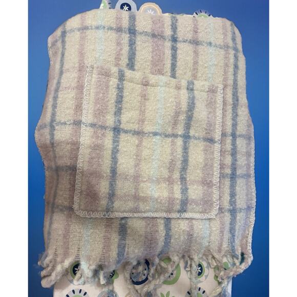 True Craft Tanzanite Combo Comfort Shawl With Pockets NWT For Indoor Or Outdoor - Picture 5 of 8